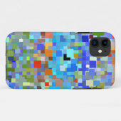 モザイクカラフルパターン Case-Mate iPhoneケース (裏面(横))