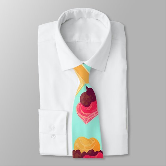 モザイクカラフルパーソナライズされた模様 ネクタイ (タイ)