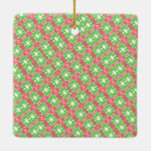 モザイクカラフルフォトツリーオーナメント セラミックオーナメント (裏面)