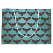 モザイクカラフルフクロウ ラージペーパーバッグ (裏面)