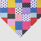 モザイクカラフルモダンドットパターン 薄葉紙 (詳細)