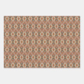 モザイクカラフルラッピング紙フラットシートセット3 ラッピングペーパーシート (正面)