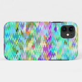 モザイクカラフル波パターン#2 Case-Mate iPhoneケース (裏面(横))
