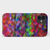 モザイクカラフル波パターン#3 Case-Mate iPhoneケース (裏面(横))