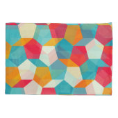 モザイクカラフル、シームレスパ芸術的ターン。 枕カバー (裏面)