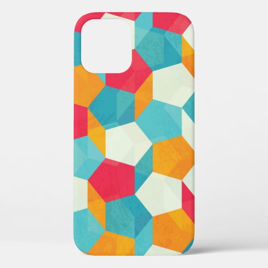 モザイクカラフル、シームレスパ芸術的ターン。 Case-Mate iPhoneケース (裏面)