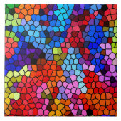 モザイクカラフル タイル (正面)