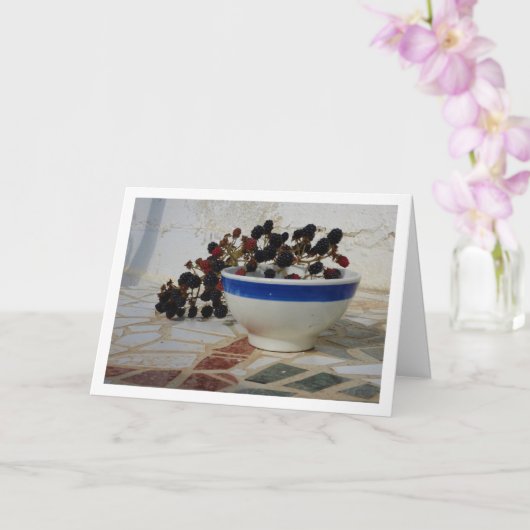 モザイクカードのブラックベリー カード (蘭)