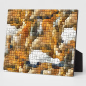 モザイクキツネ フォトプラーク (側面)