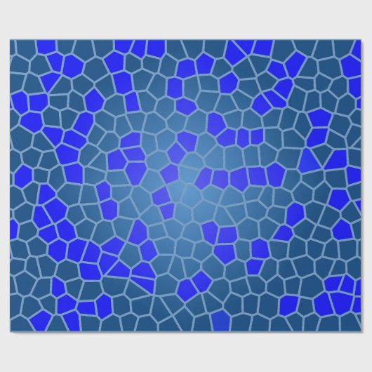 モザイクギフトアイディアおもしろいアート色 ラッピングペーパー (フラット)