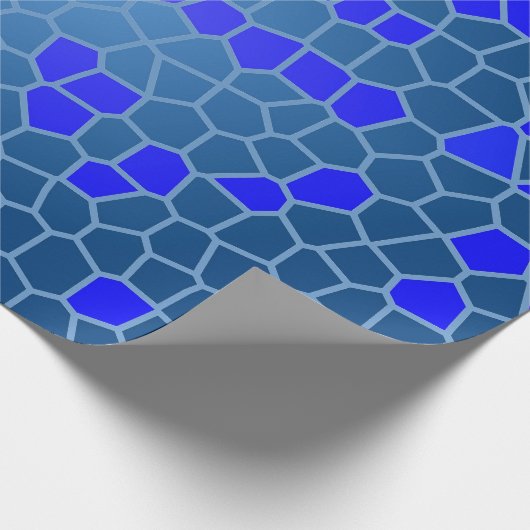 モザイクギフトアイディアおもしろいアート色 ラッピングペーパー (角)