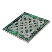 モザイクケルト結び目模様 – アバロンドシェルとパール タイル (側面)