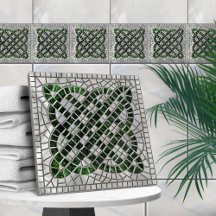 モザイクケルト結び目模様 – アバロンドシェルとパール