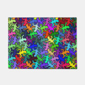 モザイクゲッコスのパター数々のン – カラー ドアマット (正面)