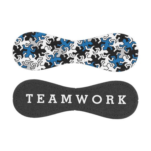 モザイクゲッコス模様 – 青白黒灰色 野球ボール (パネル)