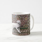 モザイクコーヒーマグの猫 コーヒーマグカップ (正面右)