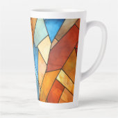 モザイクコーヒーマグ カフェラテマグ (右)