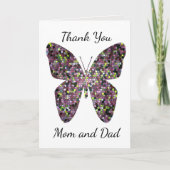 モザイクサンキューママとパパ卒業大学 サンキューカード (正面)