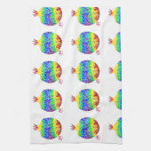 モザイクザクロのキッチンタオル キッチンタオル (縦)