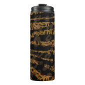 モザイクシックエレガントサファリグラムジャングルパーティー タンブラー (正面)