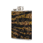モザイクシックエレガントサファリグラムジャングルプリント フラスク (左)