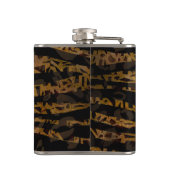 モザイクシックエレガントサファリグラムジャングルプリント フラスク (裏面)