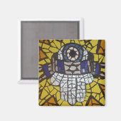 モザイクシルバーハンザスタータルライトアンドイマズアイ マグネット (正面/裏面)