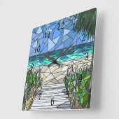 モザイクシービュー288 スクエア壁時計 (傾斜)