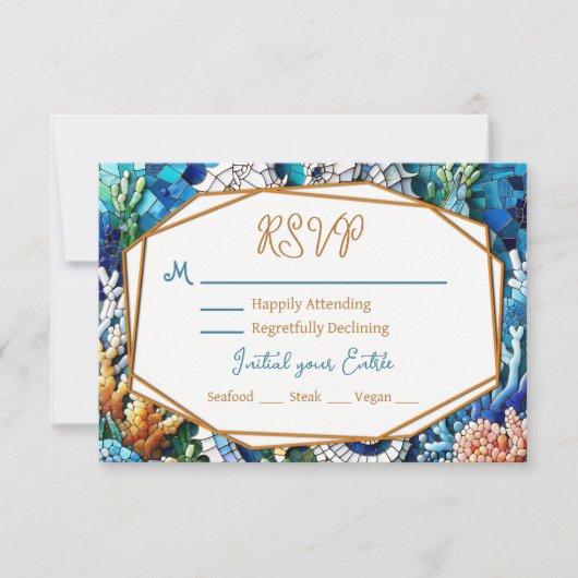 モザイクシーホースロマンティックビーチイ 出欠カード (正面)