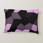 モザイクスキャン – ピンク/黒 アクセントクッション (裏面)