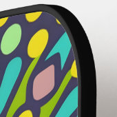 モザイクスタイル、マンダラパターン ピックルボールラケット (左詳細)