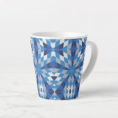 モザイクスターバスト（パターン） カフェラテマグ (右アングル)