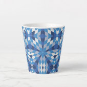 モザイクスターバスト（パターン） カフェラテマグ (正面)