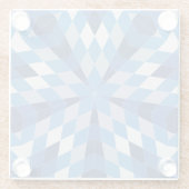 モザイクスターバスト（パターン） ガラスコースター (裏面)