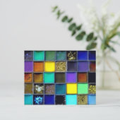 モザイクセラミックタイル空白のはがき カスタマイズ |  ポストカード (スタンド正面)