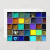 モザイクセラミックタイル空白のはがき カスタマイズ |  ポストカード (正面/裏面)