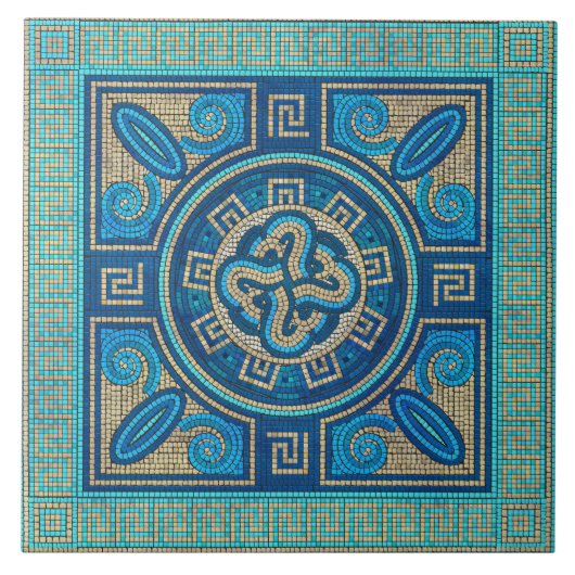 モザイクタイルオーナメント タイル (正面)