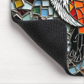 モザイクタイルキツネワイルドライフアート マウスパッド (コーナー)