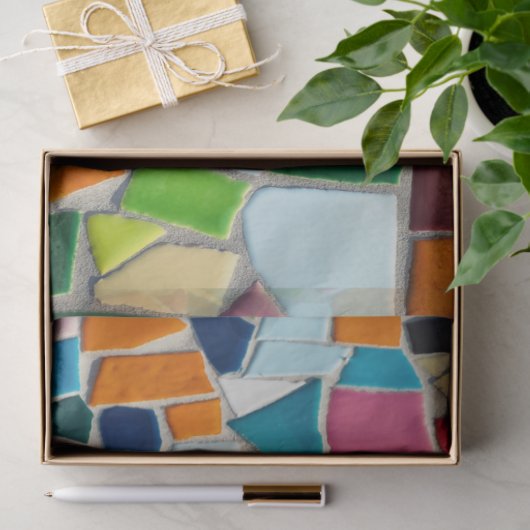 モザイクタイルティッシュペーパー 薄葉紙 (ギフト)