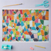 モザイクタイルティッシュペーパー 薄葉紙 (クラフト)