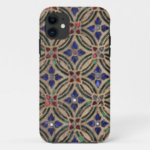モザイクタイル模様石ガラスモロッコの写真 iPhone 11 ケース