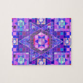 モザイクダビデの星 ジグソーパズル (横)