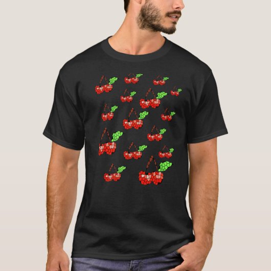 モザイクチェリー Tシャツ (正面)