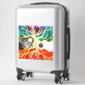 モザイクツリーの生活 – 陰陽 シール (スーツケース)