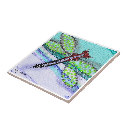 モザイクトンボのタイル タイル (側面)