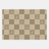 モザイクドードル花広場 ラッピングペーパーシート (正面)