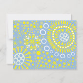 モザイクドーヴオーフピースバルミツワー招待状 招待状 (裏面)