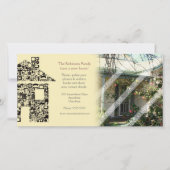 モザイクハウスの通知フォトカードを移動 案内状 (正面)