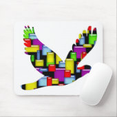 モザイクハト マウスパッド (マウス)