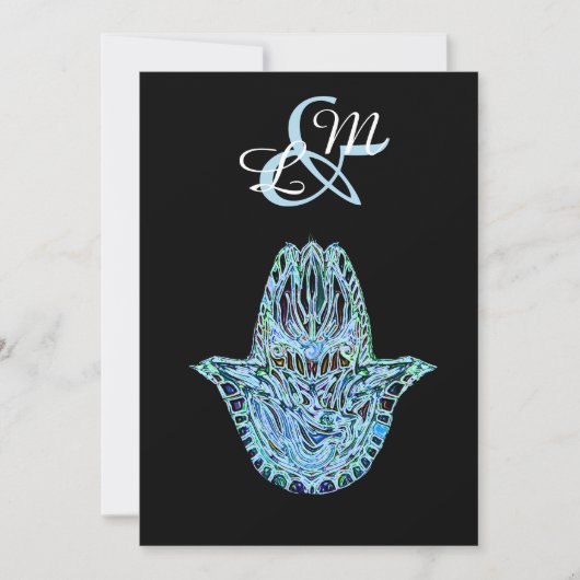 モザイクハムザハンド 招待状 (正面)